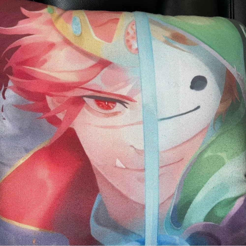Technoblade vs dream anime manga sword pillow
